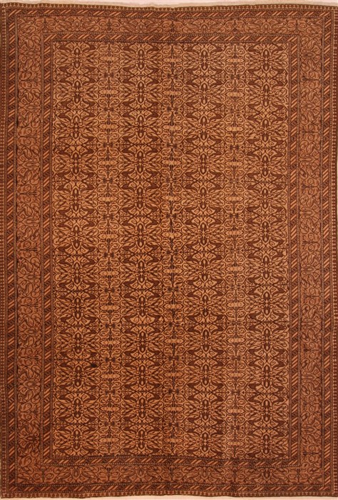 Kayseri Brown Hand Knotted 67 X 95 Area Rug 253-28010 Image 0