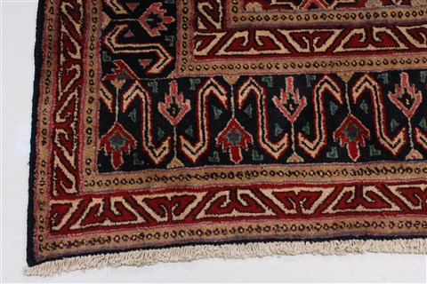 Mood Purple Hand Knotted 94 X 127 Area Rug 100-28013 Image 7