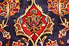 Kashan Blue Hand Knotted 97 X 143  Area Rug 100-28017 Thumb 14