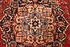 Kashan Red Hand Knotted 98 X 128 Area Rug 100-28018 Thumb 10