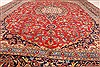 Kashan Red Hand Knotted 98 X 128 Area Rug 100-28018 Thumb 8