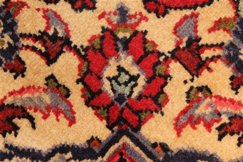 Kashan Red Hand Knotted 94 X 132 Area Rug 100-28022 Image 10