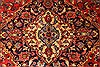 Kashan Red Hand Knotted 94 X 132  Area Rug 100-28022 Thumb 6