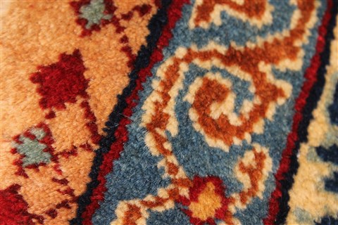 Kashmar Multicolor Hand Knotted 99 X 127 Area Rug 100-28026 Image 10