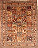 Kashmar Multicolor Hand Knotted 99 X 127  Area Rug 100-28026 Thumb 0