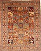 Kashmar Multicolor Hand Knotted 99 X 127 Area Rug 100-28026 Thumb 0