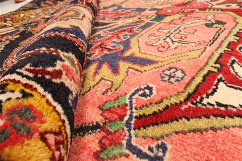 Heriz Beige Hand Knotted 128 X 188 Area Rug 100-28031 Image 5