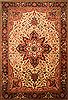 Heriz Beige Hand Knotted 128 X 188  Area Rug 100-28031 Thumb 0