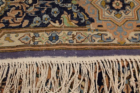Kerman Purple Hand Knotted 73 X 103 Area Rug 400-28033 Image 2