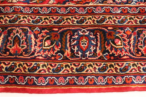 Mashad Red Hand Knotted 66 X 93 Area Rug 100-28034 Image 6