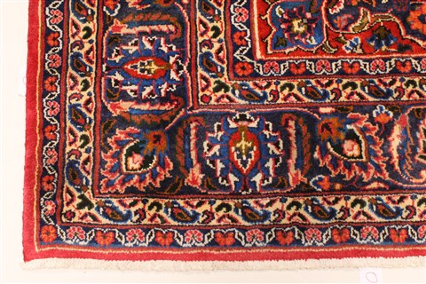 Mashad Red Hand Knotted 66 X 93 Area Rug 100-28034 Image 8