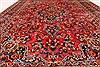 Mashad Red Hand Knotted 66 X 93 Area Rug 100-28034 Thumb 5