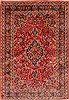 Mashad Red Hand Knotted 66 X 93  Area Rug 100-28034 Thumb 0