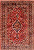 Mashad Red Hand Knotted 66 X 93 Area Rug 100-28034 Thumb 0