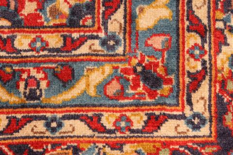Kashan Red Hand Knotted 78 X 115 Area Rug 100-28035 Image 14