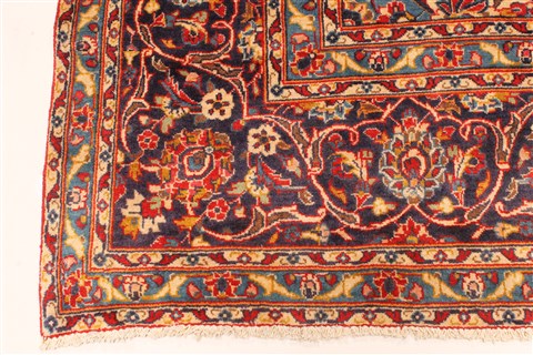 Kashan Red Hand Knotted 78 X 115 Area Rug 100-28035 Image 17