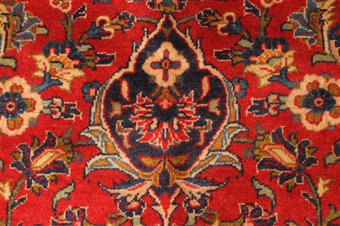 Kashan Red Hand Knotted 78 X 115 Area Rug 100-28035 Image 20
