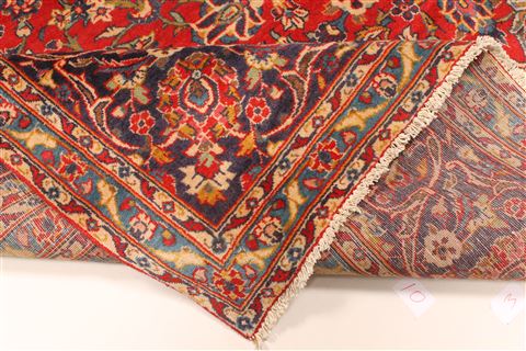 Kashan Red Hand Knotted 78 X 115 Area Rug 100-28035 Image 26
