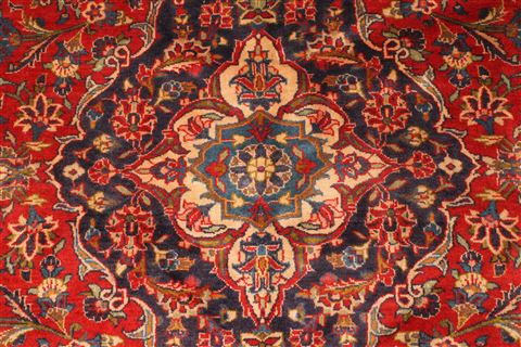 Kashan Red Hand Knotted 78 X 115 Area Rug 100-28035 Image 30