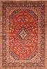 Kashan Red Hand Knotted 78 X 115 Area Rug 100-28035 Thumb 0