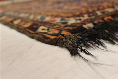 Shiraz Brown Hand Knotted 310 X 69 Area Rug 400-28038 Image 1