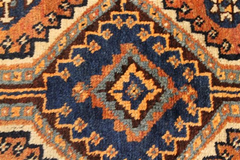 Shiraz Brown Hand Knotted 310 X 69 Area Rug 400-28038 Image 7