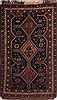 Qashqai Blue Hand Knotted 46 X 80  Area Rug 400-28041 Thumb 0