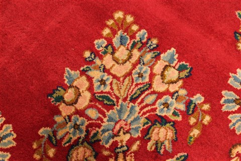 Kerman Green Hand Knotted 100 X 136 Area Rug 100-28042 Image 10