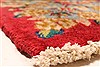 Kerman Green Hand Knotted 100 X 136 Area Rug 100-28042 Thumb 8