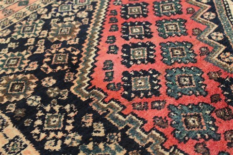 Afshar Purple Hand Knotted 510 X 71 Area Rug 400-28043 Image 11