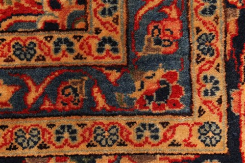 Kashmar Red Hand Knotted 96 X 131 Area Rug 100-28044 Image 11