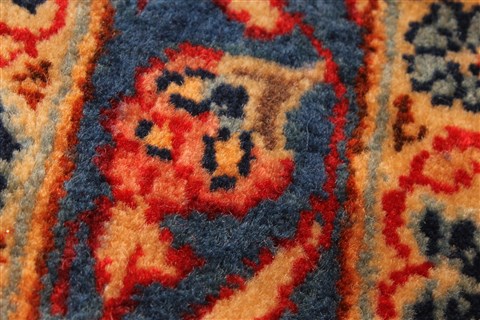 Kashmar Red Hand Knotted 96 X 131 Area Rug 100-28044 Image 12
