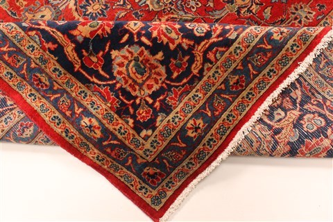 Kashmar Red Hand Knotted 96 X 131 Area Rug 100-28044 Image 3