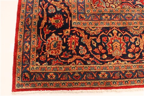 Kashmar Red Hand Knotted 96 X 131 Area Rug 100-28044 Image 8