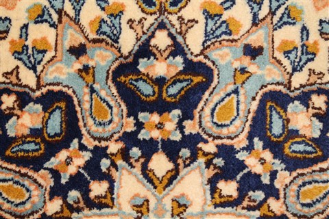 Kerman Yellow Hand Knotted 74 X 102 Area Rug 400-28048 Image 17