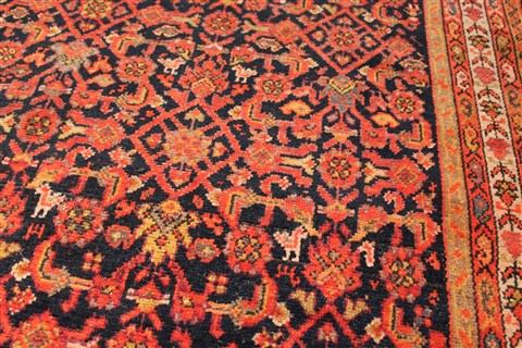 Malayer Red Hand Knotted 48 X 80 Area Rug 400-28049 Image 6