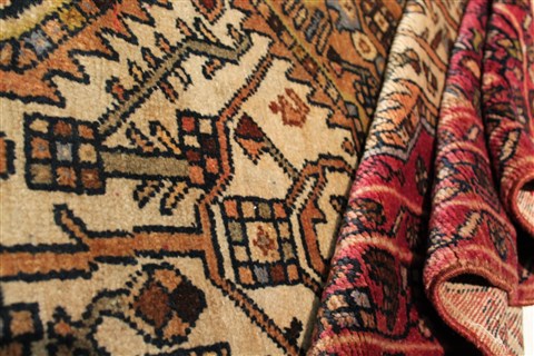 Malayer Beige Hand Knotted 44 X 72 Area Rug 400-28050 Image 6