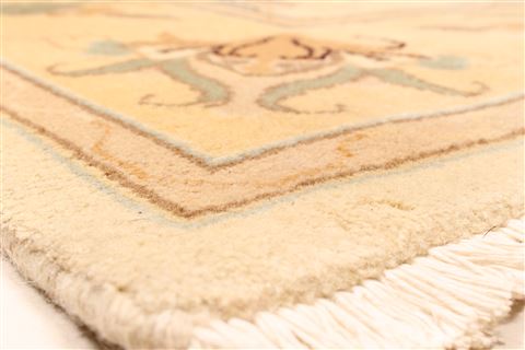 Kashmar Beige Hand Knotted 37 X 51 Area Rug 100-28051 Image 21