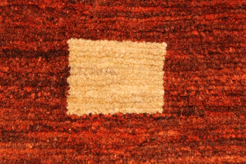 Gabbeh Brown Hand Knotted 46 X 48 Area Rug 100-28052 Image 14