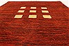Gabbeh Brown Hand Knotted 46 X 48 Area Rug 100-28052 Thumb 13