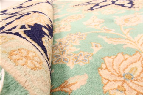 Tabriz Beige Hand Knotted 48 X 79 Area Rug 100-28058 Image 1