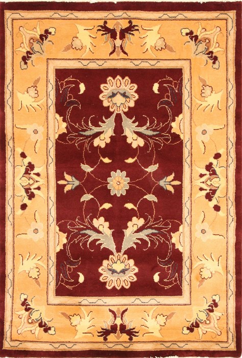 Kashmar Beige Hand Knotted 36 X 53 Area Rug 100-28062 Image 0