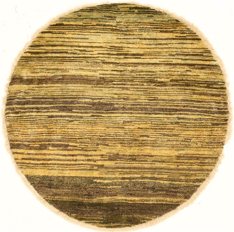 Gabbeh Green Square Hand Knotted 43 X 43 Area Rug 100-28064 Image 0