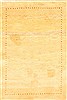 Gabbeh Beige Hand Knotted 37 X 53 Area Rug 100-28065 Thumb 0