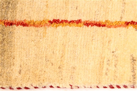 Gabbeh Beige Hand Knotted 37 X 51 Area Rug 100-28066 Image 4