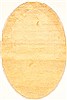 Gabbeh Beige Oval Hand Knotted 42 X 63 Area Rug 100-28067 Thumb 0