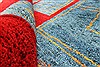 Gabbeh Red Hand Knotted 40 X 510 Area Rug 100-28069 Thumb 1