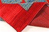 Gabbeh Red Hand Knotted 40 X 510 Area Rug 100-28069 Thumb 2