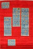 Gabbeh Red Hand Knotted 40 X 510  Area Rug 100-28069 Thumb 0