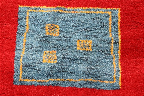 Gabbeh Red Hand Knotted 42 X 511 Area Rug 100-28072 Image 4